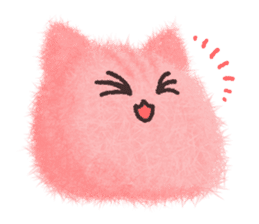 Fluffy balls (5) The plump cats sticker #8573174