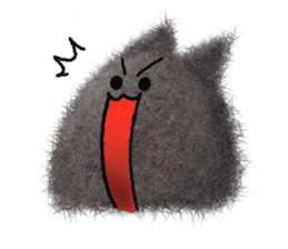 Fluffy balls (5) The plump cats sticker #8573179