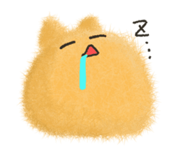 Fluffy balls (5) The plump cats sticker #8573182