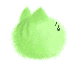 Fluffy balls (5) The plump cats sticker #8573183