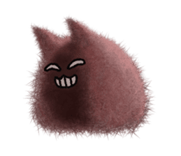 Fluffy balls (5) The plump cats sticker #8573184