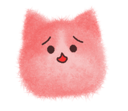 Fluffy balls (5) The plump cats sticker #8573185