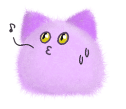 Fluffy balls (5) The plump cats sticker #8573186