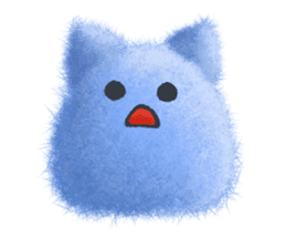 Fluffy balls (5) The plump cats sticker #8573188