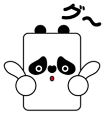 Tofu-panda sticker #8573316