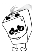 Tofu-panda sticker #8573341