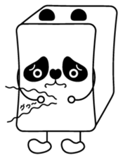 Tofu-panda sticker #8573350