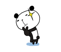 The panda which gives all energy 3 sticker #8573644