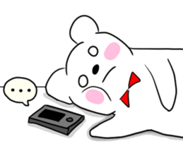 Bow tie Bear sticker #8574041