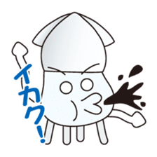 Squid Sticker [ikasuta] sticker #8574455