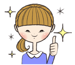 Eloquent woman sticker #8575025