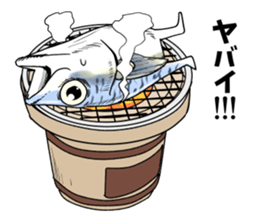 mackerel man sticker #8575134