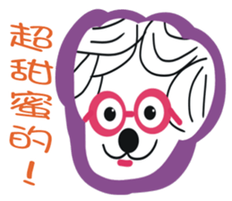 White face in my line-1 sticker #8575168