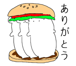 White bear Burger sticker #8575181