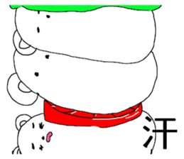 White bear Burger sticker #8575185