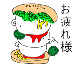 White bear Burger sticker #8575206