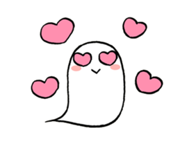 Ghost Heart sticker #8576079