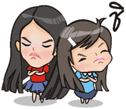 NongPeek & NongPaint sticker #8576160