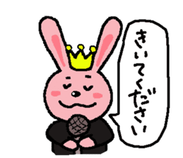 prince of rabbit sticker sticker #8576411
