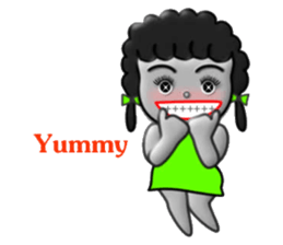 Green skirt sticker #8576437