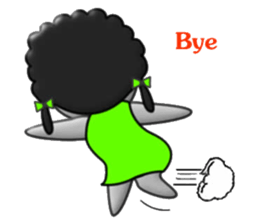 Green skirt sticker #8576440