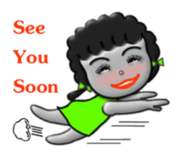 Green skirt sticker #8576441