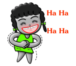 Green skirt sticker #8576446