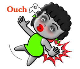 Green skirt sticker #8576461