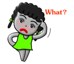 Green skirt sticker #8576464