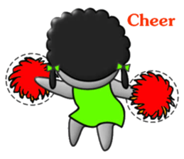 Green skirt sticker #8576465