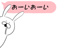 Balloon and rabbit sticker #8576470