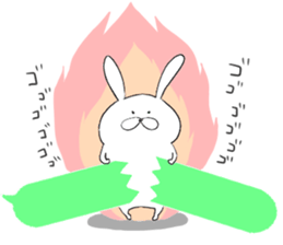 Balloon and rabbit sticker #8576475