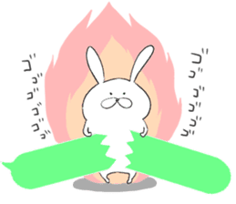 Balloon and rabbit sticker #8576475