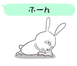 Balloon and rabbit sticker #8576480