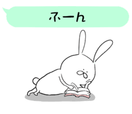 Balloon and rabbit sticker #8576480