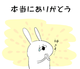 Balloon and rabbit sticker #8576483