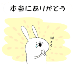 Balloon and rabbit sticker #8576483