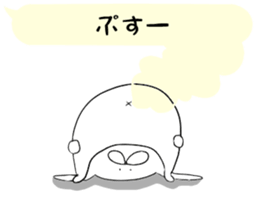 Balloon and rabbit sticker #8576495