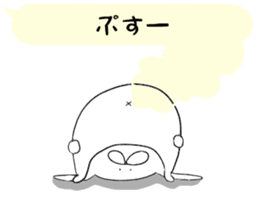 Balloon and rabbit sticker #8576495