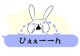 Balloon and rabbit sticker #8576497