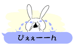 Balloon and rabbit sticker #8576497