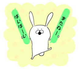 Balloon and rabbit sticker #8576500