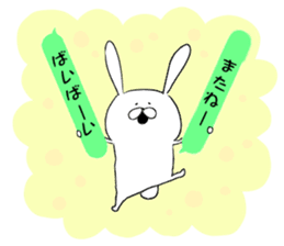 Balloon and rabbit sticker #8576500