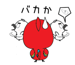 Straightforward narration parrots sticker #8576769