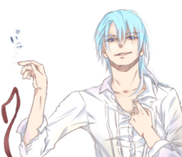 Tsundere boys! sticker #8576911