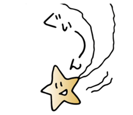 Falling star-chan sticker #8577950