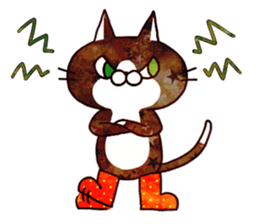 The Booted Star Cat sticker #8578337