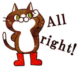 The Booted Star Cat sticker #8578339