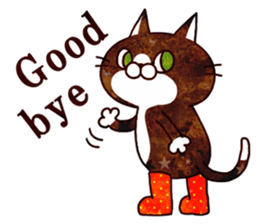 The Booted Star Cat sticker #8578340