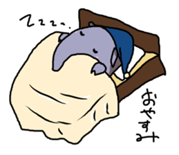 Daily life of KAWAUSO and BAKU sticker #8579229